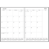 2026 Collins Designer A4 Monthly Planner Floral Numbers 2026